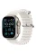 Apple Watch Ultra 2 49mm Titanium Case with White Ocean Band
